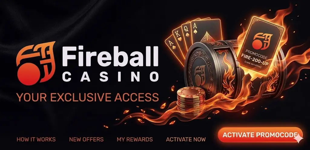Fireball Casino promo kód